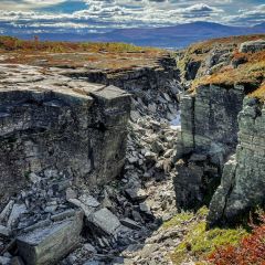 Vandring längs Evagraben nära Messlingen