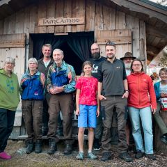 Gemensam kväll i grillkåtan tillsammans med våra vänner och trogna gäster