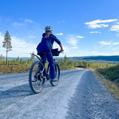 Mountainbiketur till Svarthögen och vidare till Börtnan