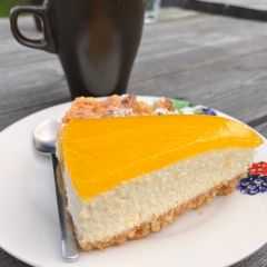 Kaffee und Kuchen bei Gunnel in Emma-Britas Cafe in Börtnan